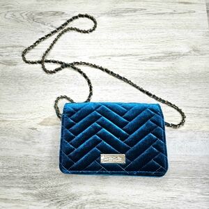 Bebe | Velvet Quilted Crossbody Bag